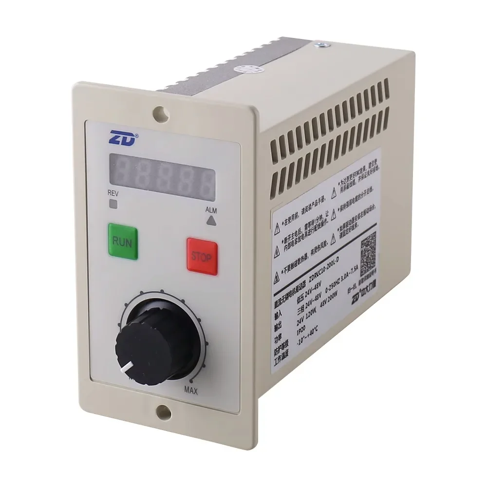 

ZD Zhongli Dede Panel Mounted High Voltage Brushless Driver ZDRV C20-200S2-DR/C10/C13 series