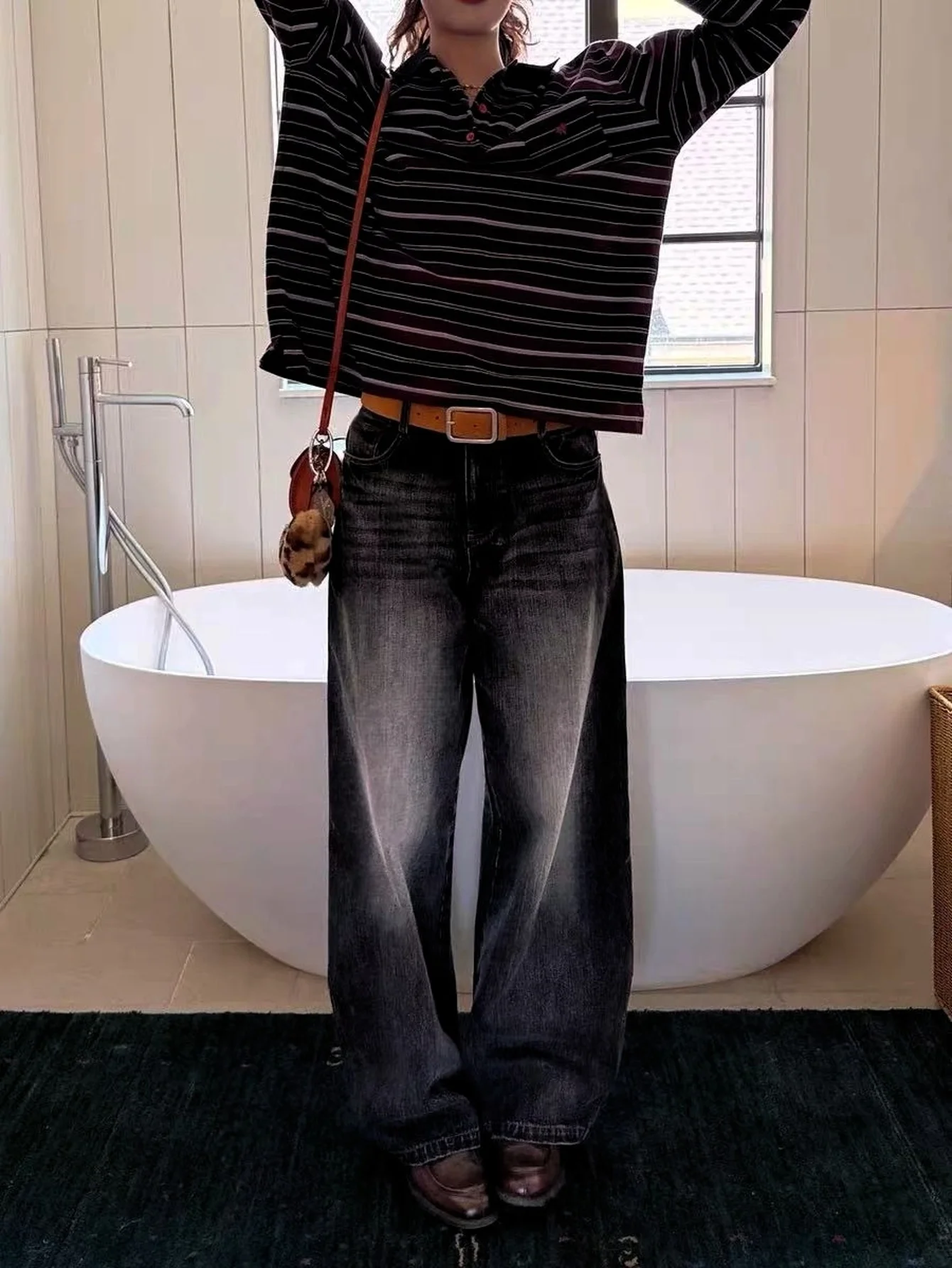 Man Pants Baggy Bla…