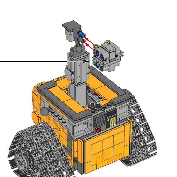 Heißer 687 stücke Wall-E Baustein Kit MOC Idee Technische Klassische Film Modell Baustein Montage kinder Spielzeug geschenk 21303
