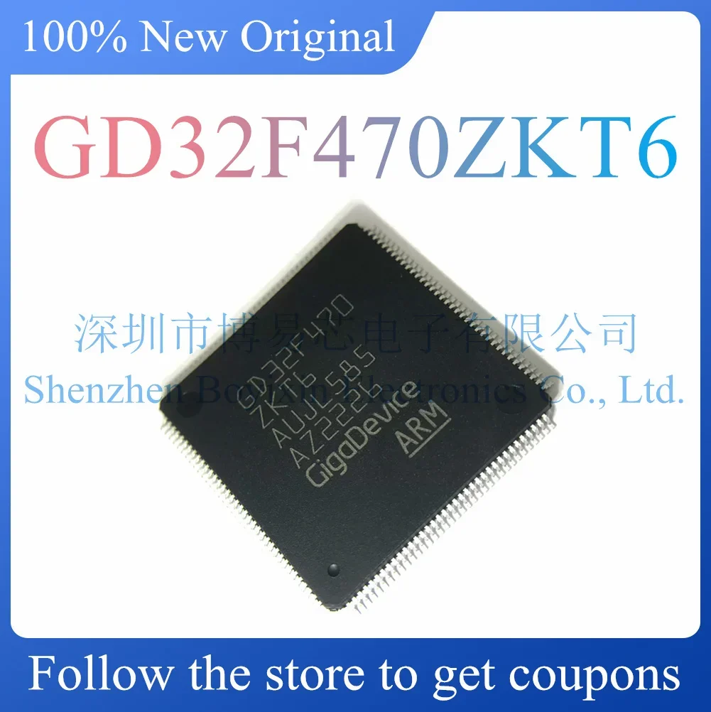 NEW GD32F470ZKT6.Original Product.package LQFP-144