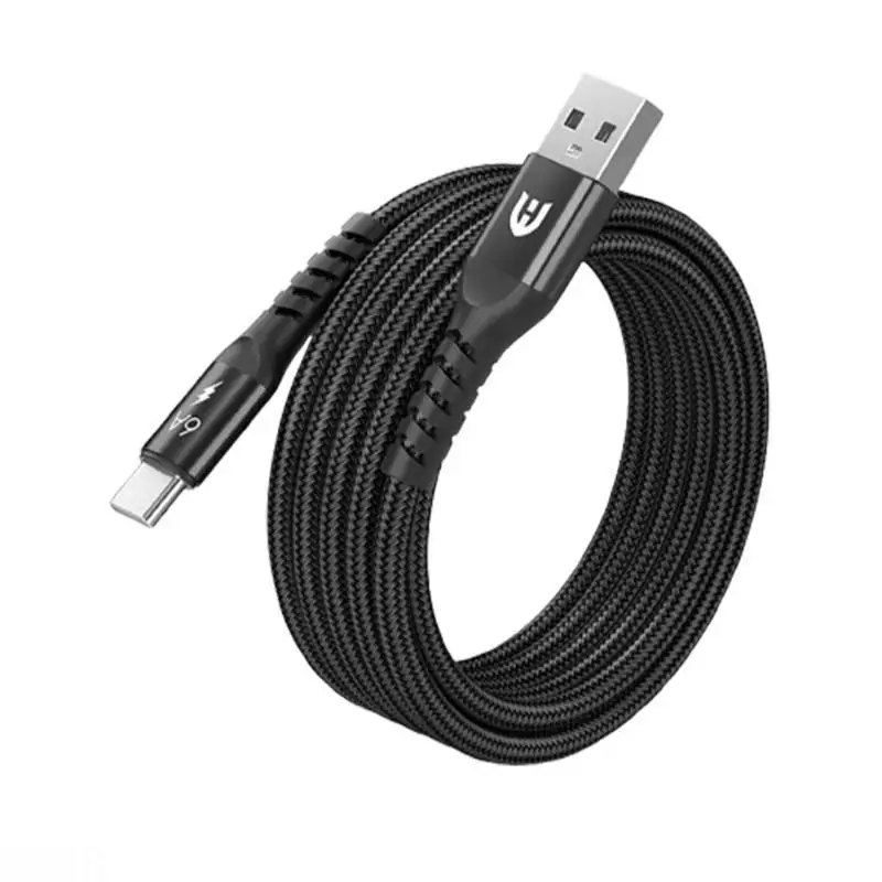 

D08B USB C to USB Fast Charging Cable Nylon Braided Cord 480Mbps Speed Transfer Cable Replacement for Phone Laptop