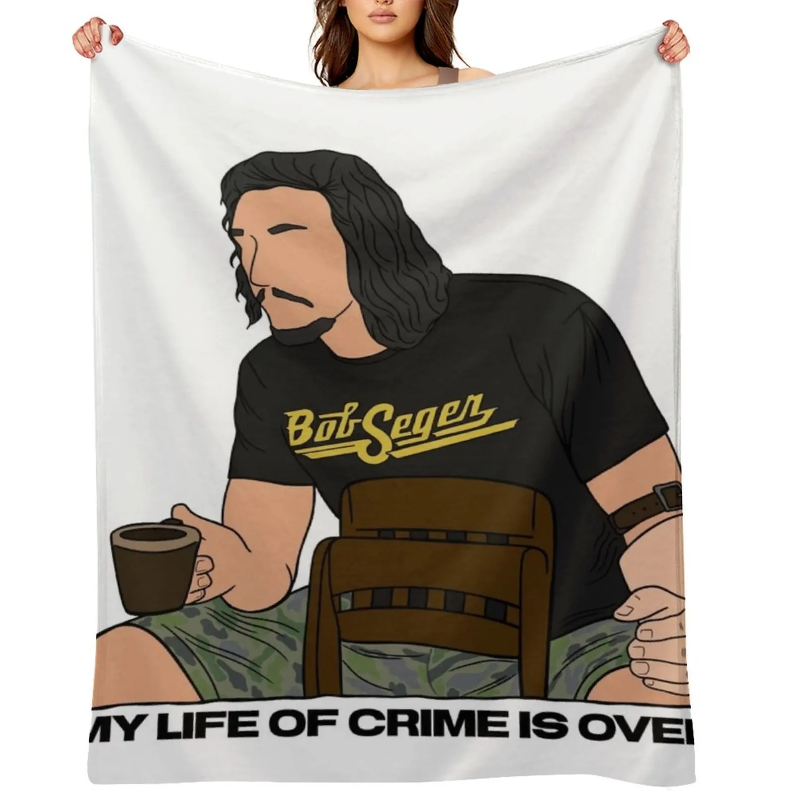 

Clyde + Coffee Throw Blanket Multi-Purpose Sofa Thin Summer Beddings Blankets