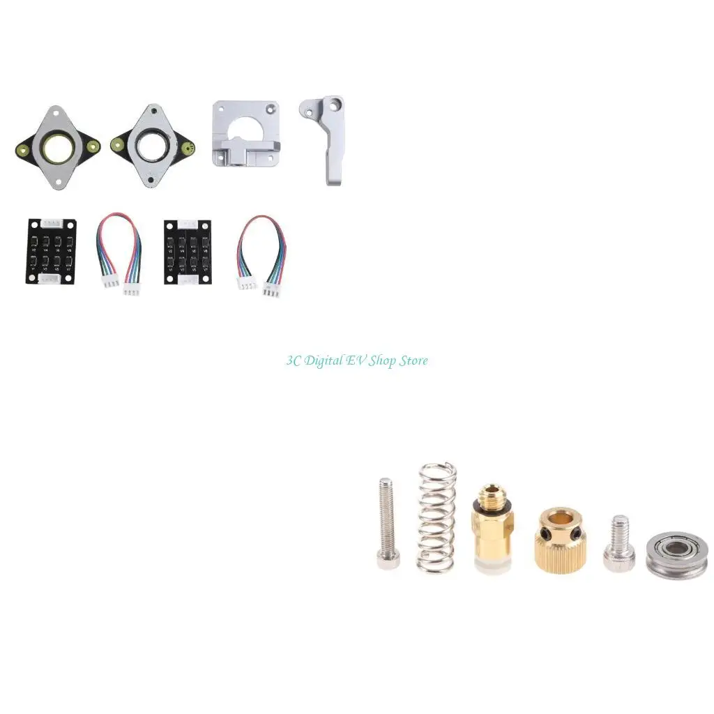 

E74D Upgrade MK8 Extruder Alloy Block Bowden Extruder 1.75mm Filament for Ender 3 , Ender 5/5 CR-10 Series