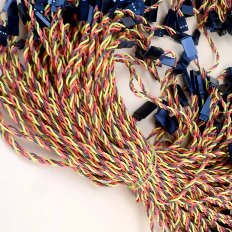 10 قطعة/الوحدة 50 سنتيمتر المضادة للتدخل سيرفو تمديد كابل 30 الأساسية ل Futaba و JR سيرفو هليكوبتر سيارة جزء لعبة #5