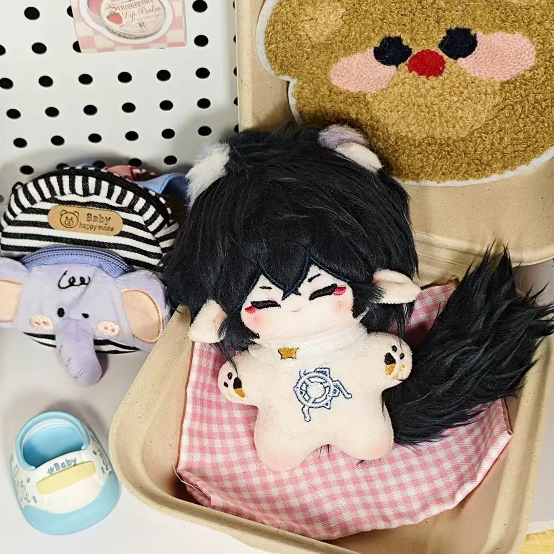 10CM Anime Aotu World Camil atrybuty przystojny Cosplay miękkie bawełniane ciało element ubioru Kawaii maskotka prezent