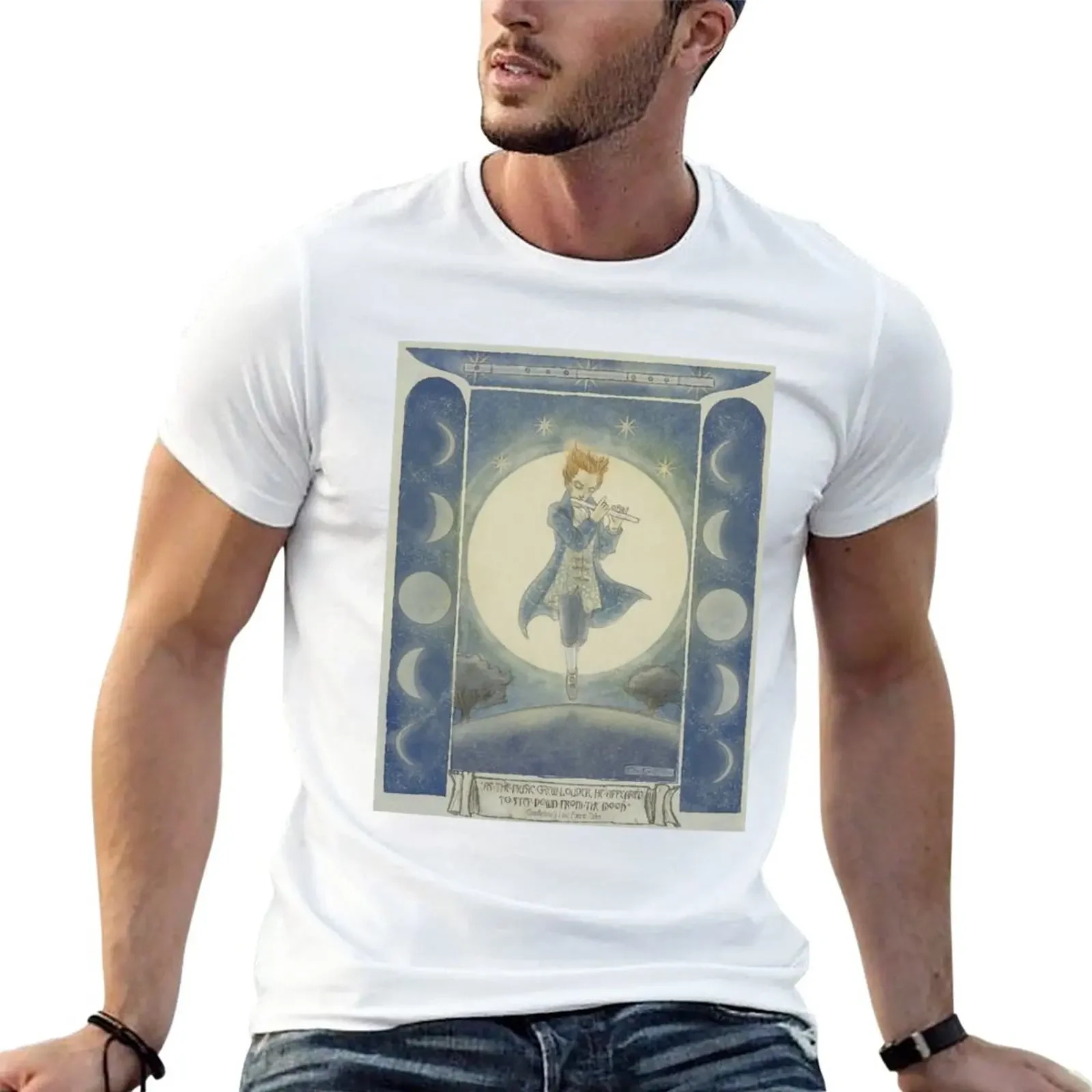 Goodfellow's Lost Faerie Tales- As the Music Grew... T-Shirt Short sleeve tee graphics Men's clothing