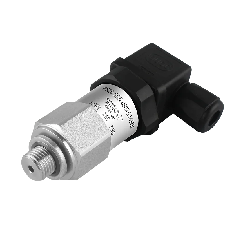 304SS IP65 مفتاح ضغط صغير لمضخة المياه 20-200bar 30-300bar 40-400bar G1/8 G3/4 موضوع وحدة تحكم هيدروليكية قابلة للتعديل
