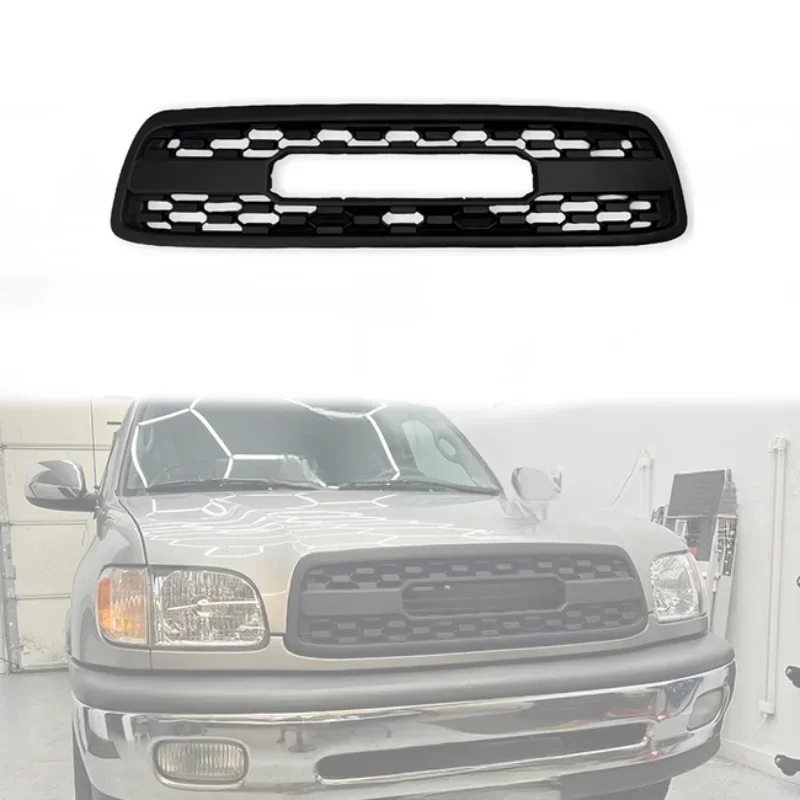 Premium Offroad Black ABS Bumper Grille With Light Letter Aftermarket Auto Exterior Upgrade Parts