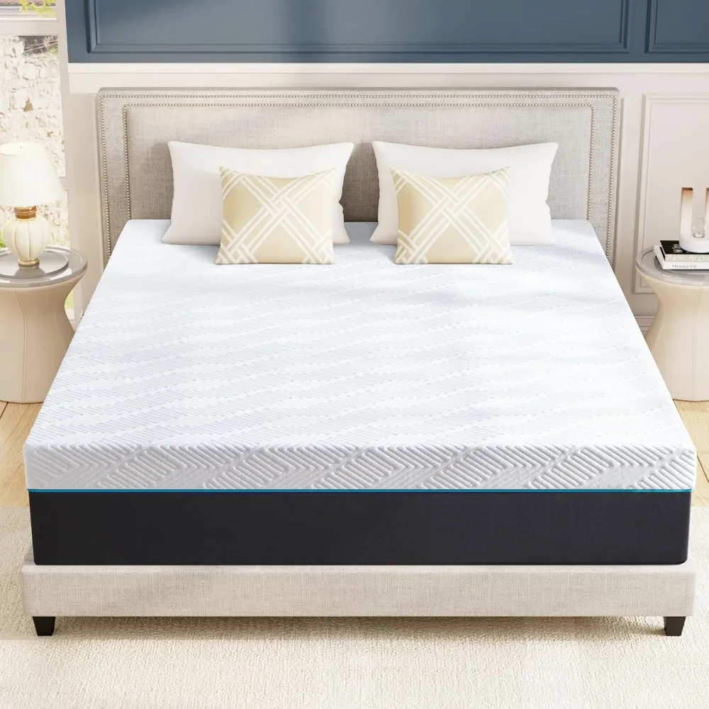 

Queen Size Mattress,12-Inch Queen Foam Mattress in Box,Edges Support for Sleep Supportive,60" X 80" X 12"