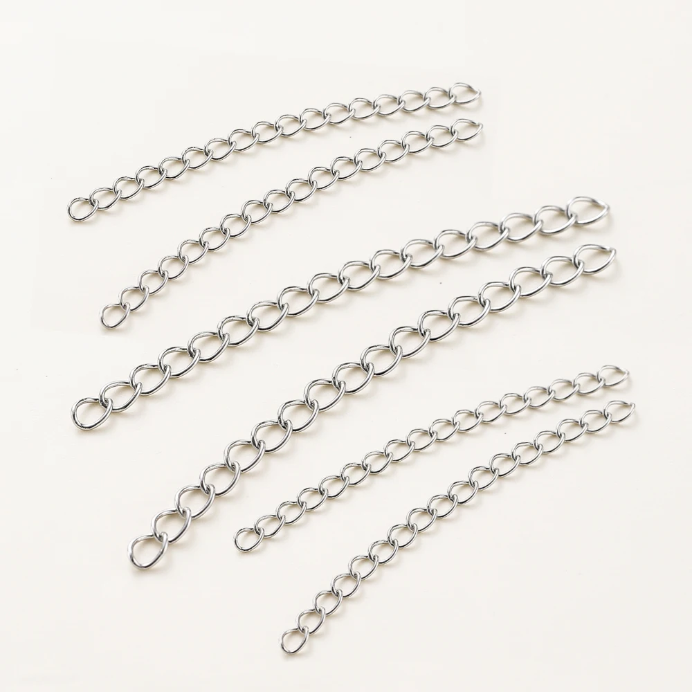14K Gold Plated Extended Tail Chain Necklace, 20pcs