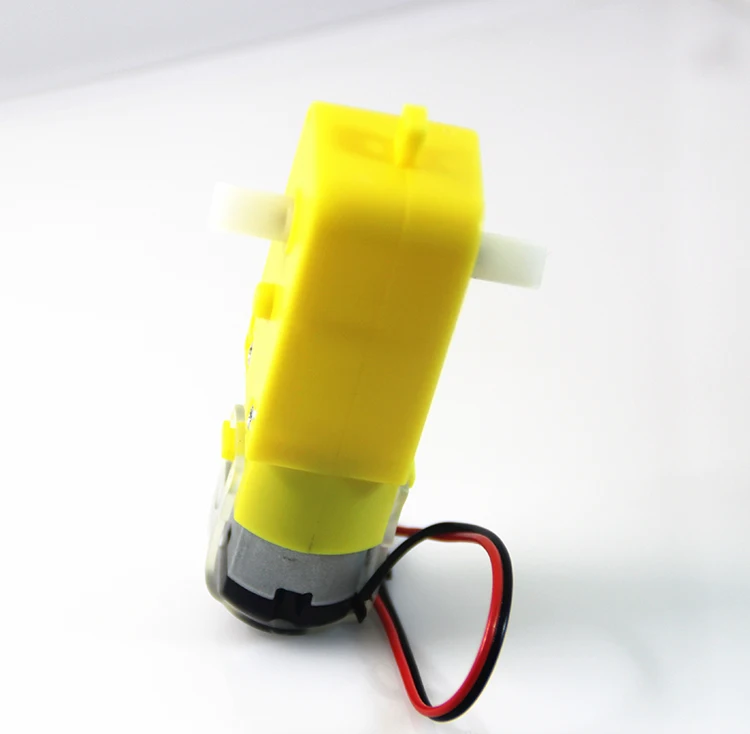 Motor Roda Gigi Plastik 130 DC untuk Sasis Mobil Robot