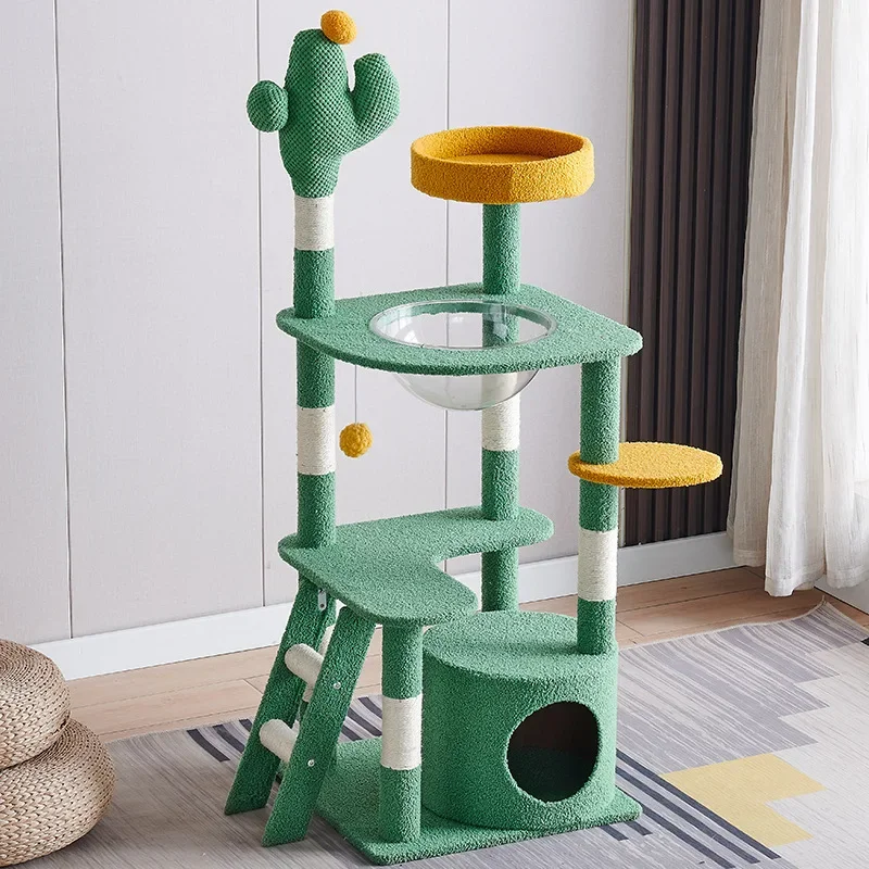 Cat Tree Multi-Level For Cats Tower Cozy Perches Stable Cat Climbing Frame Cat Scratcher Board Toys Cat Furniture Accessories