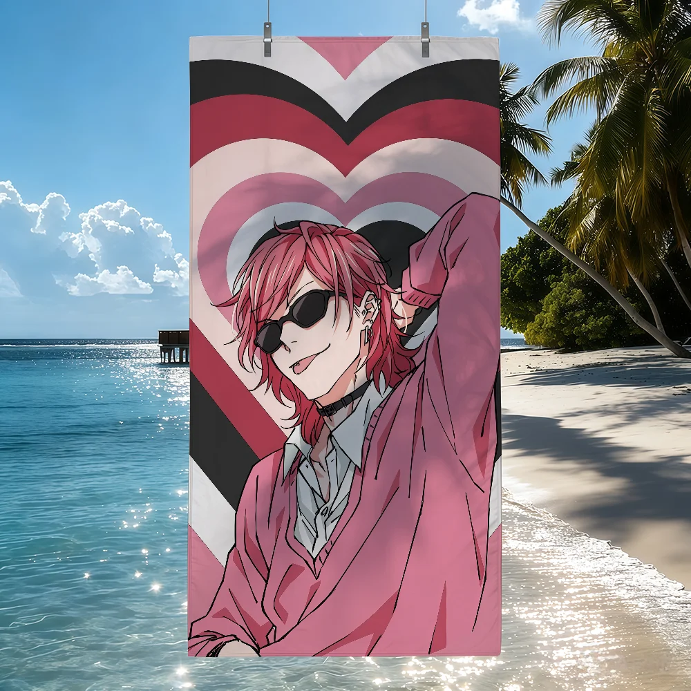 Anime M-Manga Y-Yarichin Club Ayato Yuri Towel Drying Bath Towel Applicable To Light Swimming Camping Yoga Beach Out