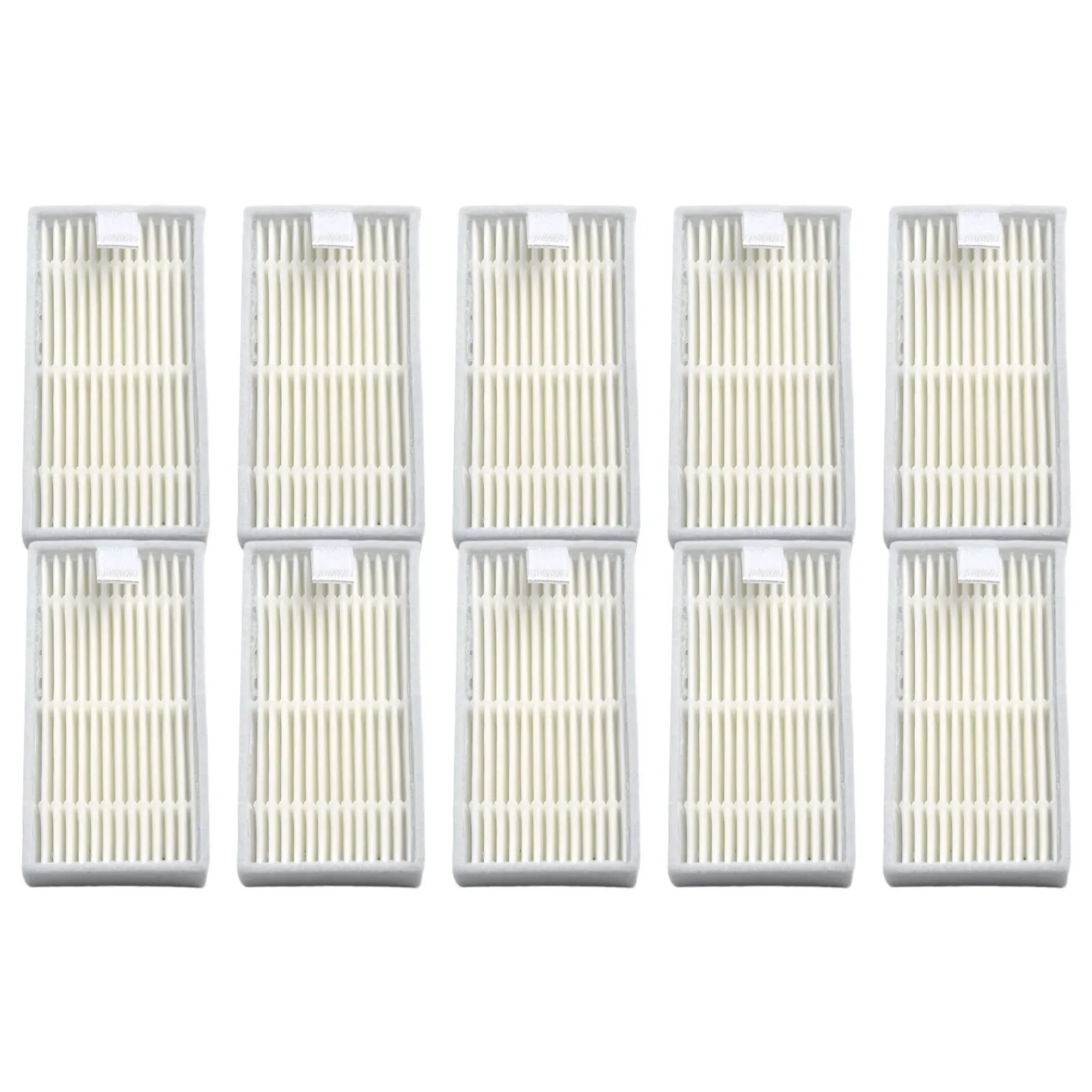 Improved Airflow Professional Filtration Pack of 10 Filters for SilverCrest SSR 3000 A1 Robot Vacuum Cleaner Accessories