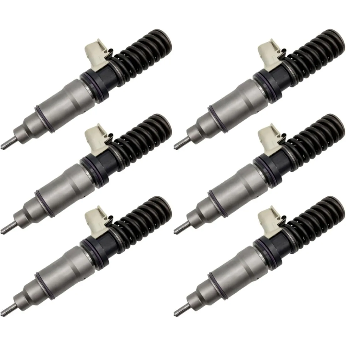 

6PCS FE4E00001 RFE4E00001 BEBE4E00001 EX631018 Fuel Injector for for Detroit 14.0L Series 60 Diesel Engine