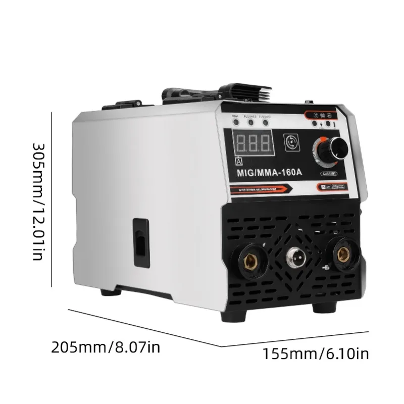 2in1 MIG MMA Welders Carbon Dioxide Gases-Shielded and Manual Welding Multipurpose IGBT Direct Current Inverter Welders