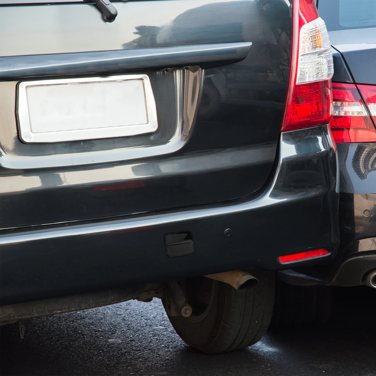 

Car Rear Bumper Tow Hook Cover Black Compatible for Volkswagen 2013-2018 Rear Bumper Tow Plug Cover Trailer Cap