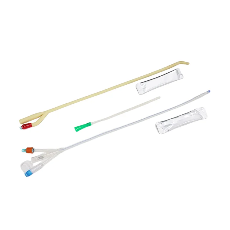 Manufacturer Medical  2 3 Two or Three Way Disposable Balloon Latex Foley Catheter With Hydrophilic Coating