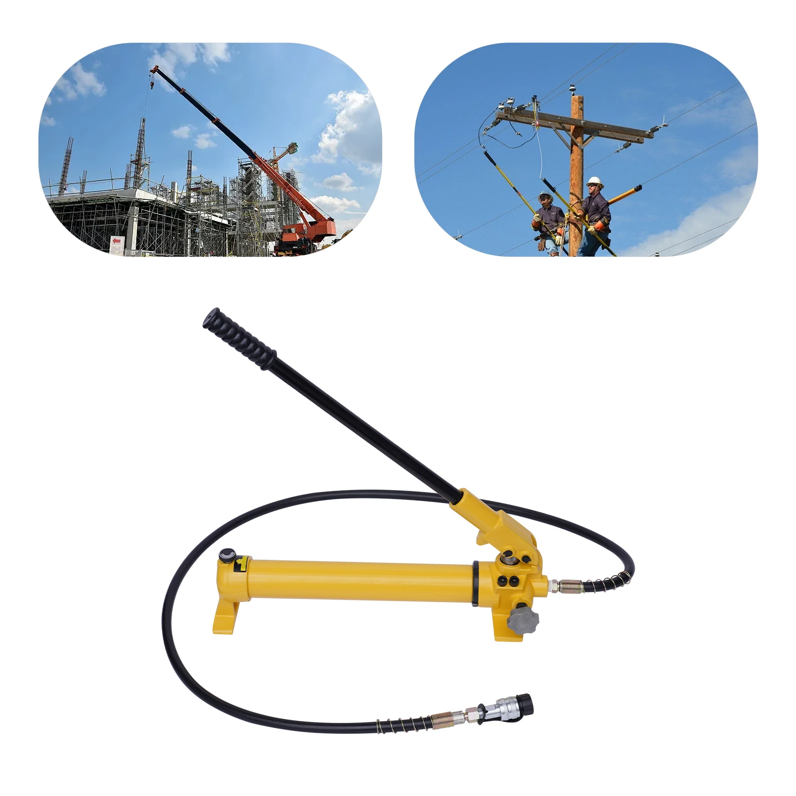 700cc 70Mpa Manuelle Hydraulikpumpe, Handbetriebene Hydraulikpumpe, Hochleistungs-Hydraulik-Handpumpe für Industrielle Anwendungen
