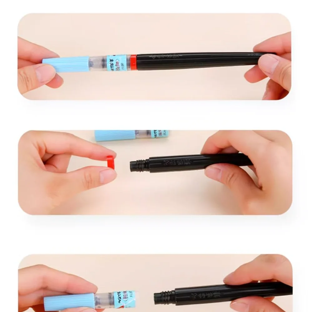 For For Pentel XFL Professional Soft Tip Marker Calligraphy Brush Pen For Students Practicing Writing Art Drawing Supplies