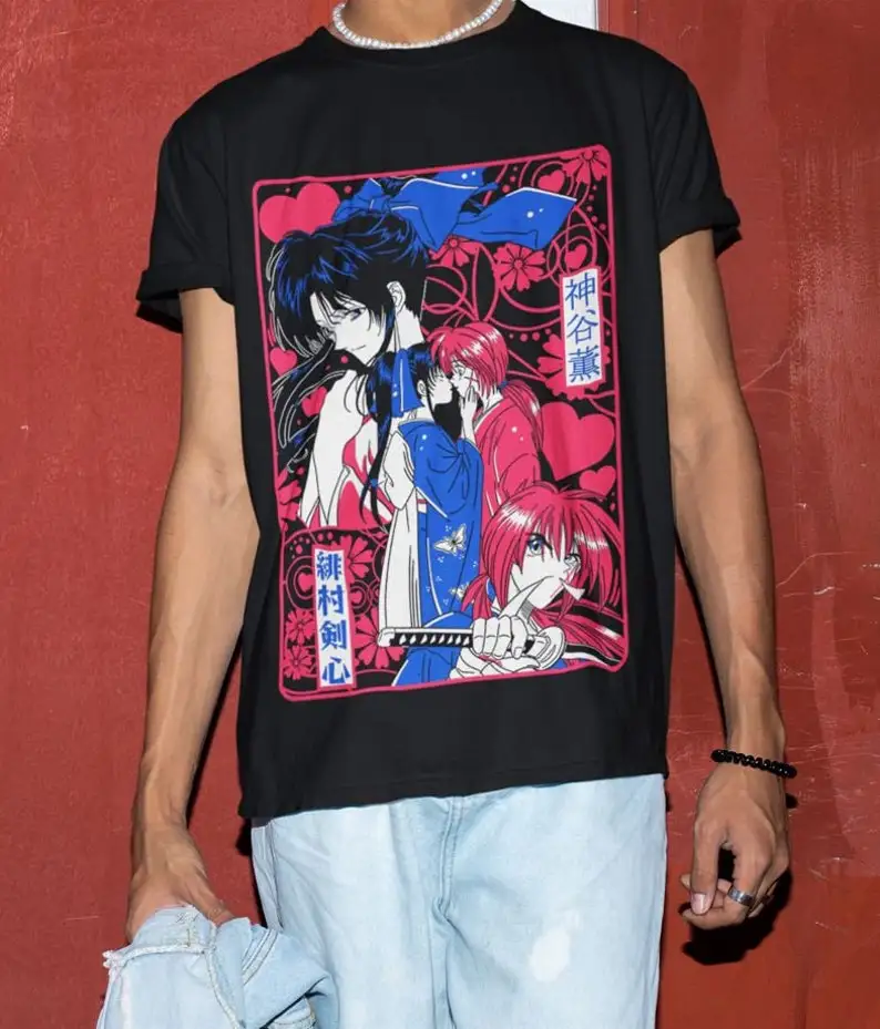 Vagabond Shirt, Musashi Miyamoto, Matahachi Honiden, anime Shirt, aesthetic hoodie, Manga aesthetic, japanese gaming