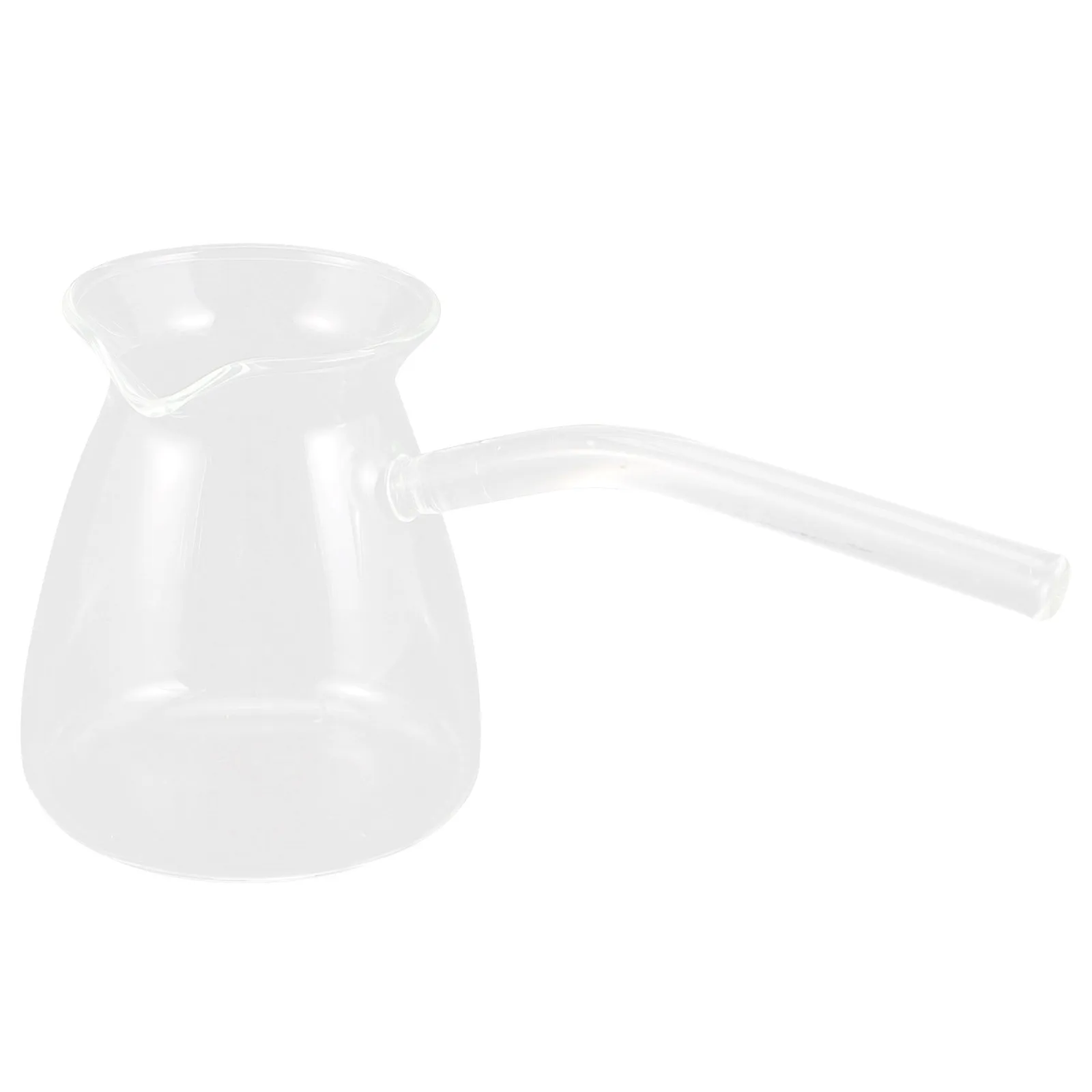 Household Thickened Glass Tea Kettle Mini Resistant Teapot for Electric Ceramic Heater Transparent Coffee Milk view 4