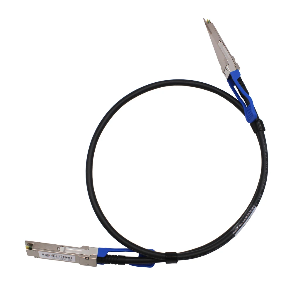 High-Speed 100G QSFP28 to QSFP28 DAC 30AWG Direct Attach Copper Fiber Optic Equipment Low-Power 1m 3m or Custom Length