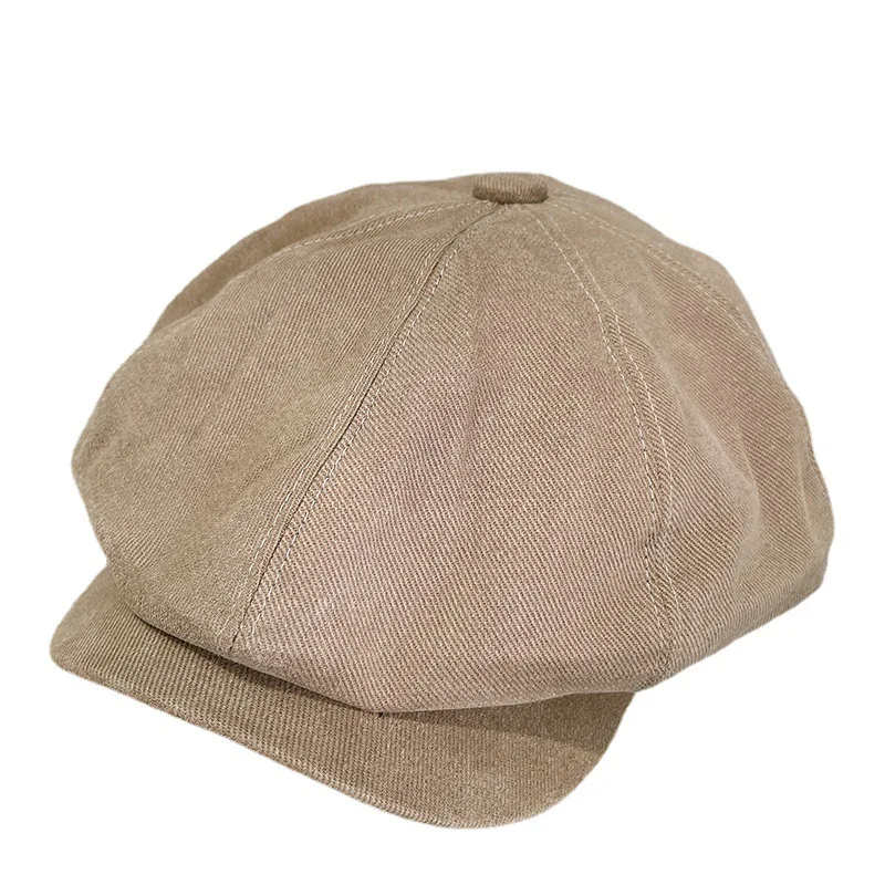 

Twill Cotton Newsboy Cap for Men Women Classic Cabbies Driver Apple Caps Gatsby Flat Hat Baker Boy bone masculino