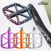 Pedal de bicicleta KRSEC VS, aleación de aluminio, sello ultraligero, 3 rodamientos, accesorios para pedales de bicicleta de montaña y carretera