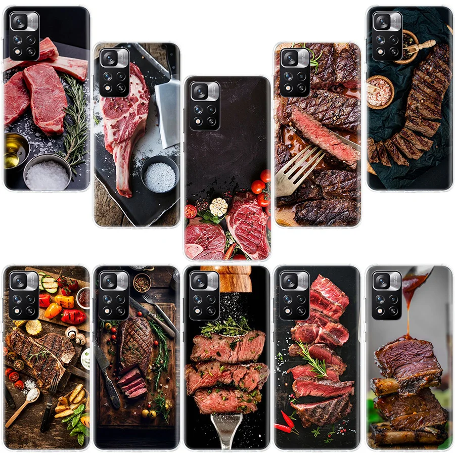 Tomahawk Steak Perfect Barbecue Phone Case For Xiaomi Mi 13 11T 11 Ultra 11i 12 12T Pro 12X 10T 10 Lite 5G 9 9T 8 5X 6X Cover So