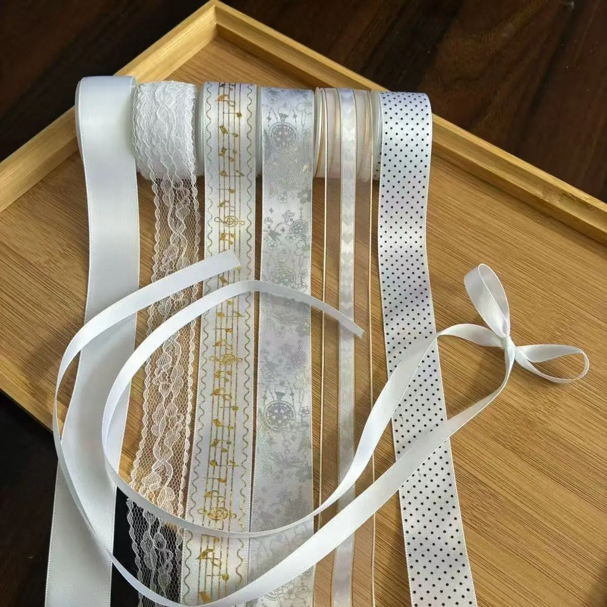 7-teiliges Set: Neuer Barhalter, Band, Gumei-Abzeichen, neue DIY-Handarbeitsmaterialien, Schleifenplatten, Bronzierung, Banddekoration – Detail 4