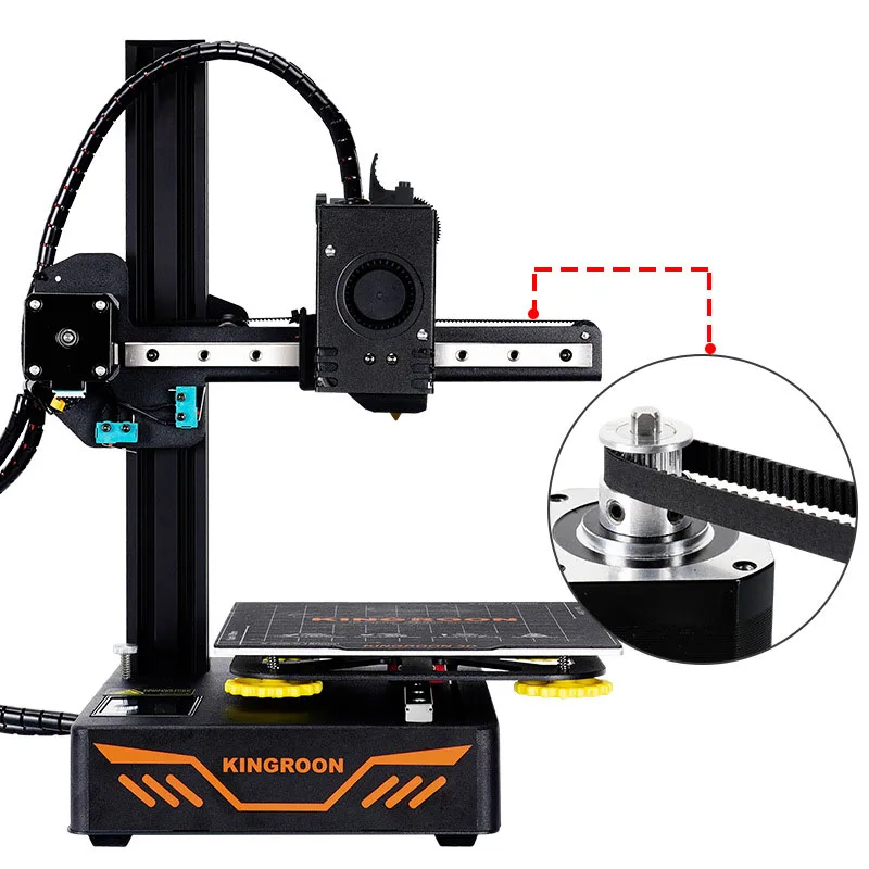 Picture 5: 302-3828mm 2GT Timing Belt Width 6mm 10mm or DIY/CNC/3D Printers and Other Drives G2M Synchronous Toothed Belt