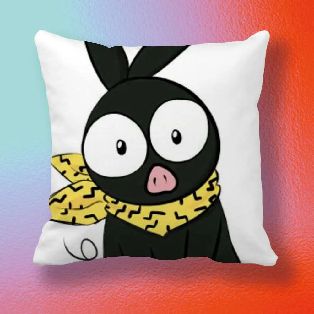 Anime Cute Ranma P Chan Double-sided printed pillow cover Solid color minimalist pillowcase, fits all bedroom styles 3