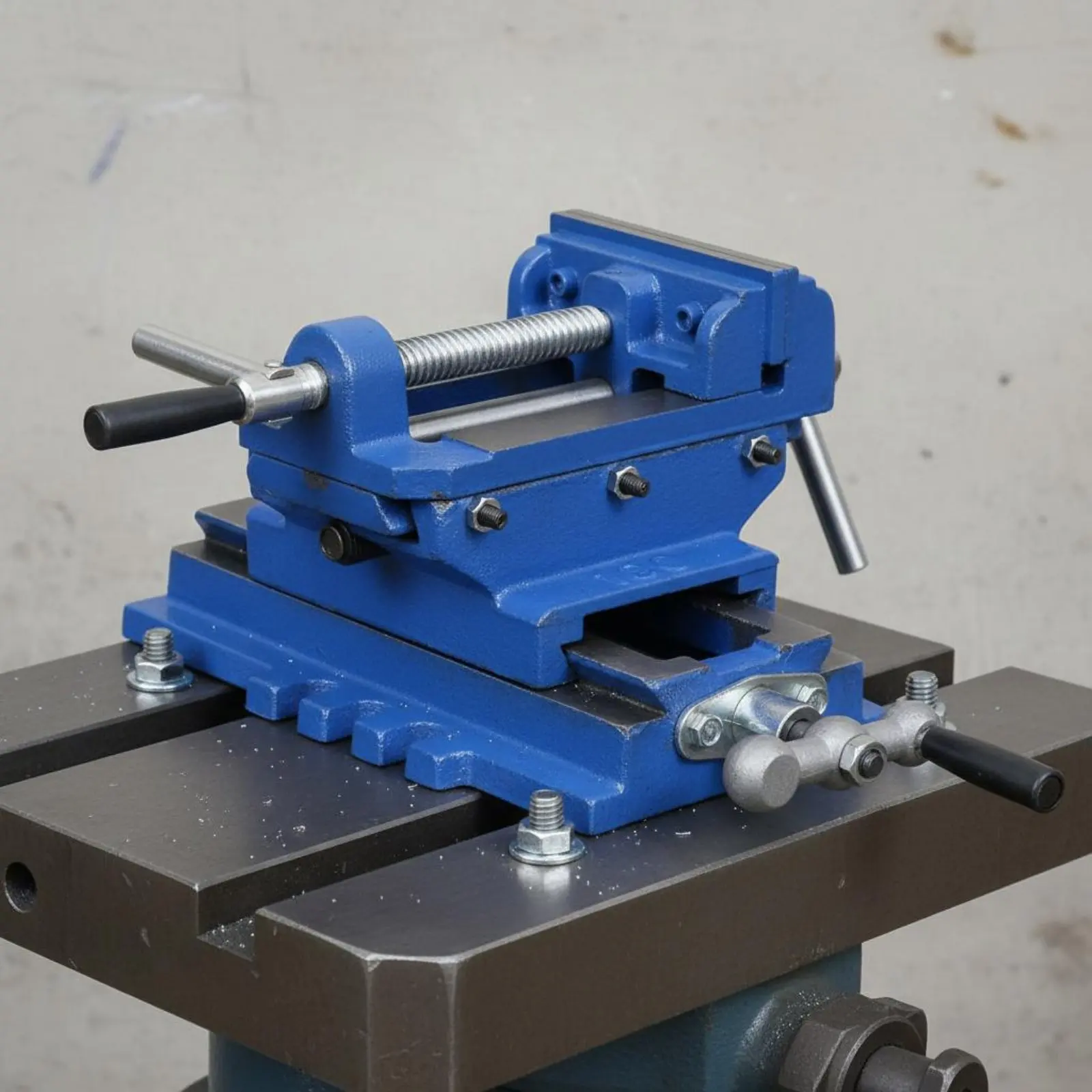Cross Slide Drill Press Vise Heavy Duty Drill Press Vice 2 Way Sliding Vise Stable Clamping Cross Slide Clamp Cast Iron - view 3