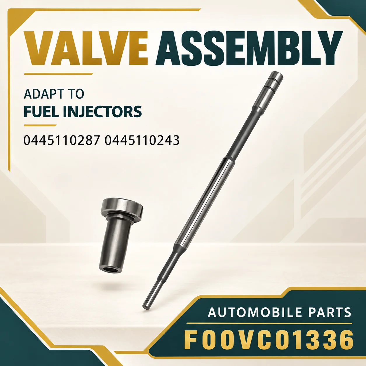Diesel Injection Valve Set F00VC01336, For Common Rail Injector, Aftermarket Injector Repair Spare Component.LI1030