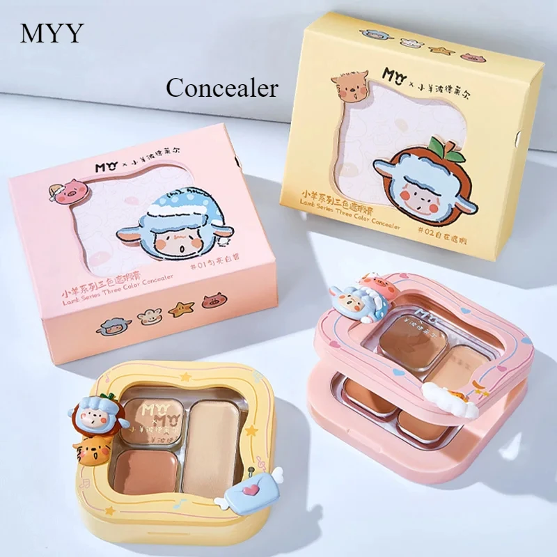 

MYY Lamb Series Cosmetics 3 Colors Concealer Long-lasting Easy To Wear Natural Face Multi-function Cute Easy To Wear Makeup