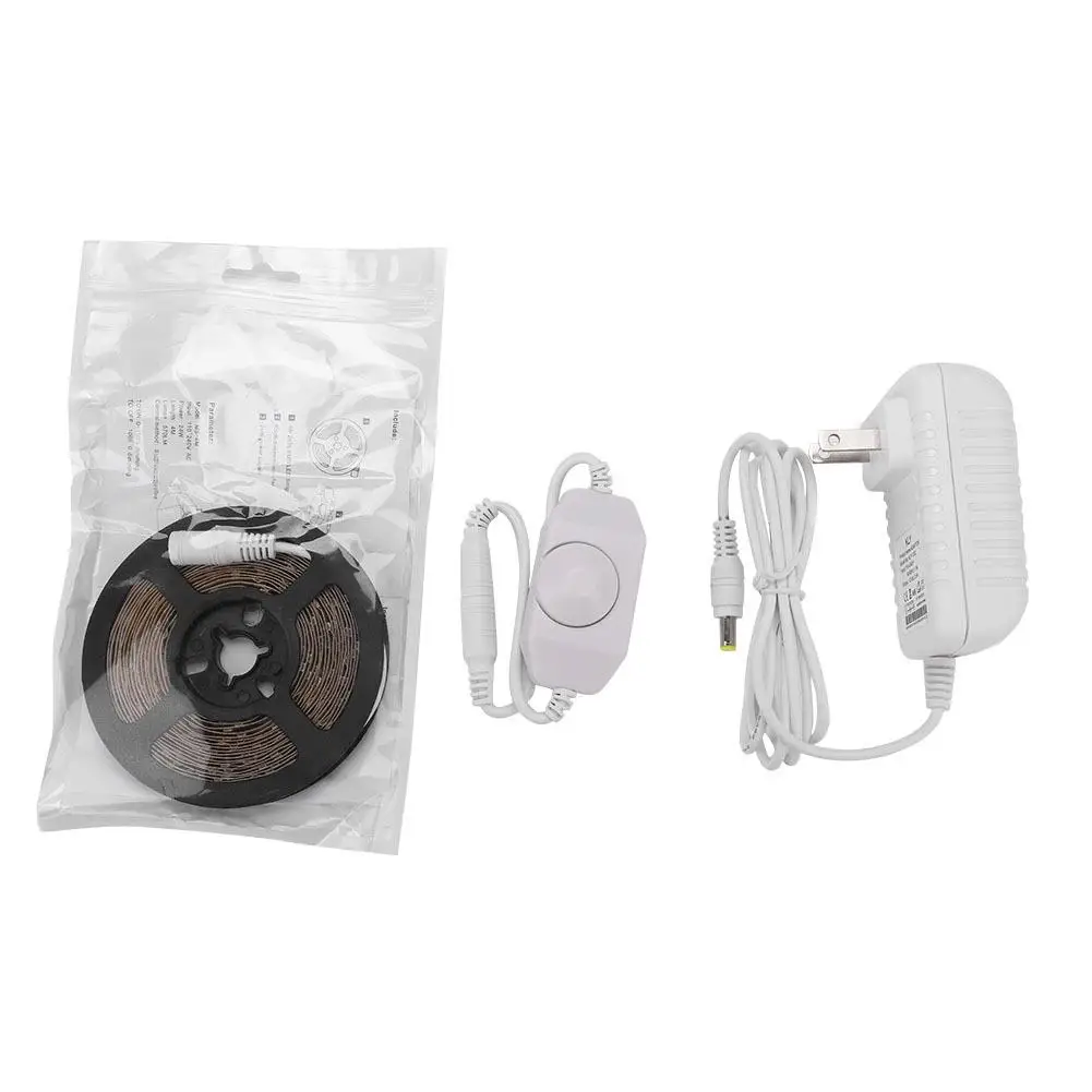 Espelho de maquiagem 13 pés SMD 240 LED Kit de luz de tira Flexível Iluminação de vaidade Plugue UE Lâmpada de espelho de beleza