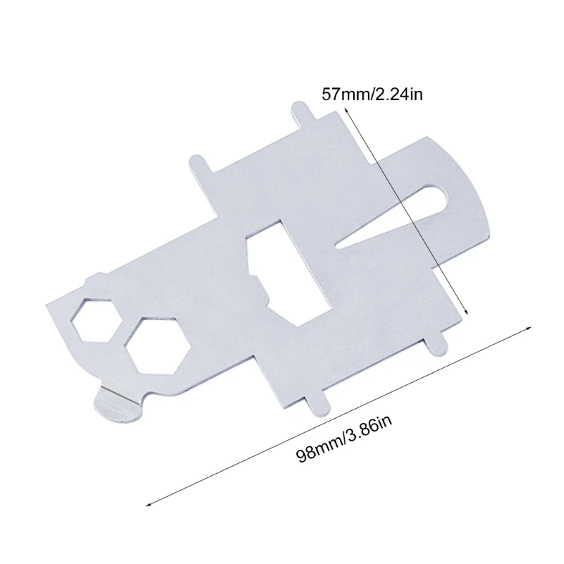 Multifunctionele beugelsleutel Deksleutel Multitool Flesopener Schroevendraaiergereedschap