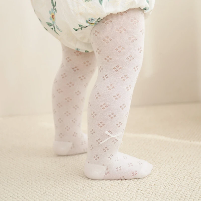 جديد الفتيات الجوارب الصيف شبكة الفتيات جوارب طويلة لينة القطن طفلة الجوارب تنفس الطفل جوارب الجوارب للأطفال الرضع #6