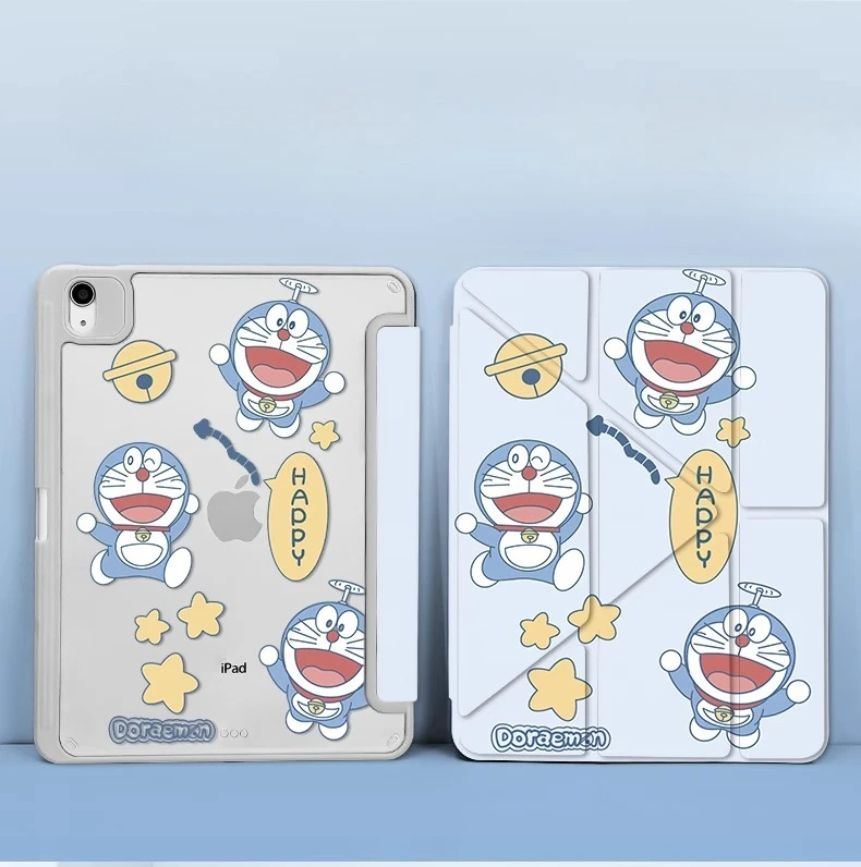 미니소 도라에몽 아이패드 케이스 2025 아이패드 A16 A17 9세대 10세대 11세대 태블릿 커버 펀다 아이패드 에어 3 4 5 프로 4 5 6 M4 보호 케이스