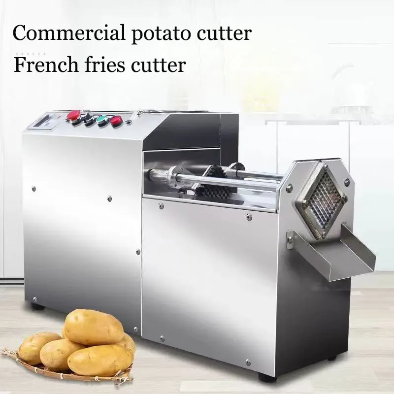 상업용 감자 커터 전용 감자 튀김 기계 당근 오이 과일 야채 커터 기계 7mm 10mm 14mm 크기