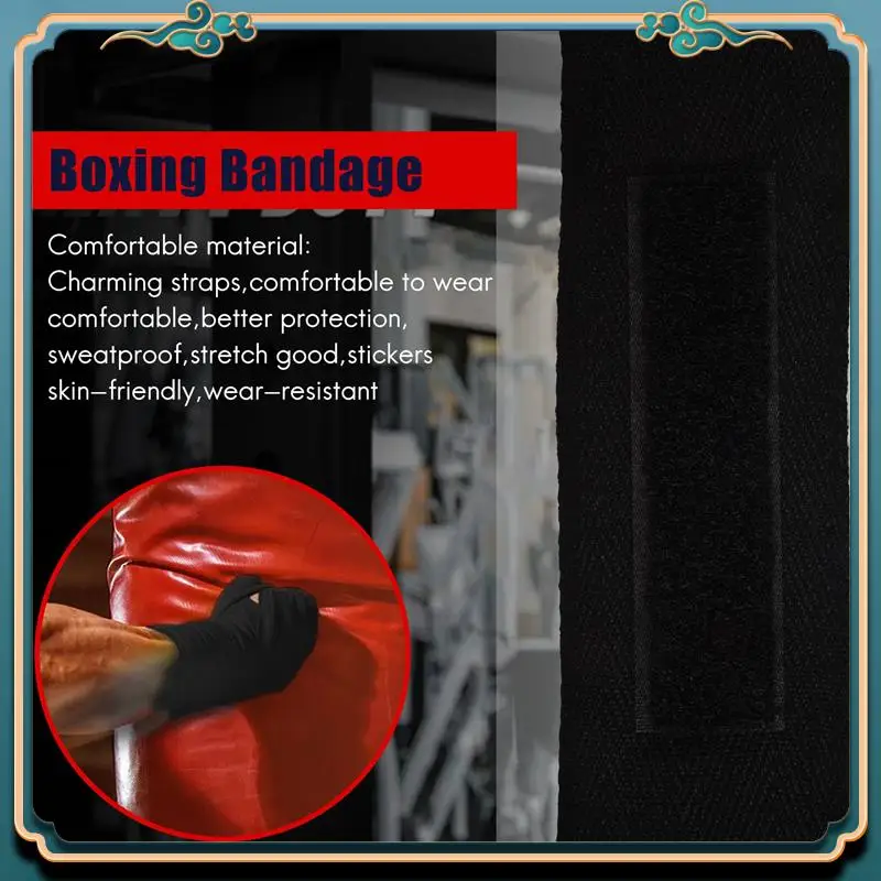 Latest 1 Pc 2.5M Eslatic Cotton Sports Strap Boxing Bandage For Sanda Muay Thai Mma Taekwondo Hand Gloves Wraps