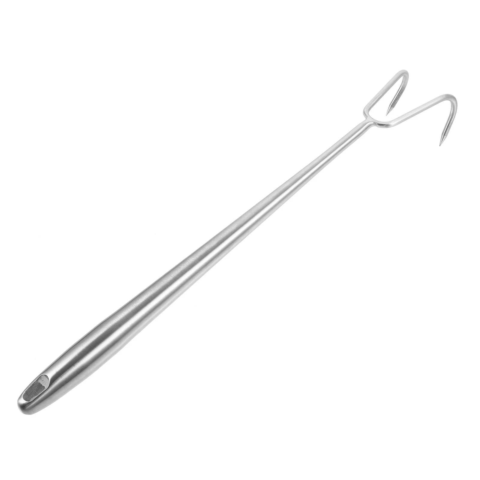 

Stainless Steel Meat Hook Extended Thickened Kitchen Grill Fork For Bbq Roasting Camping Food Turner Barbecue Accessory
