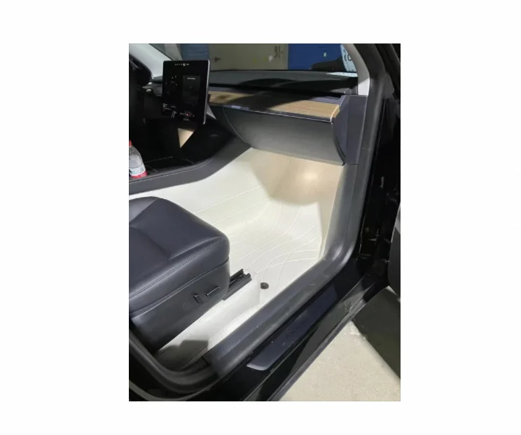 

Customized Leather Car Floor Mats Suitable for Model Y and Business Style Floor Mat Kits