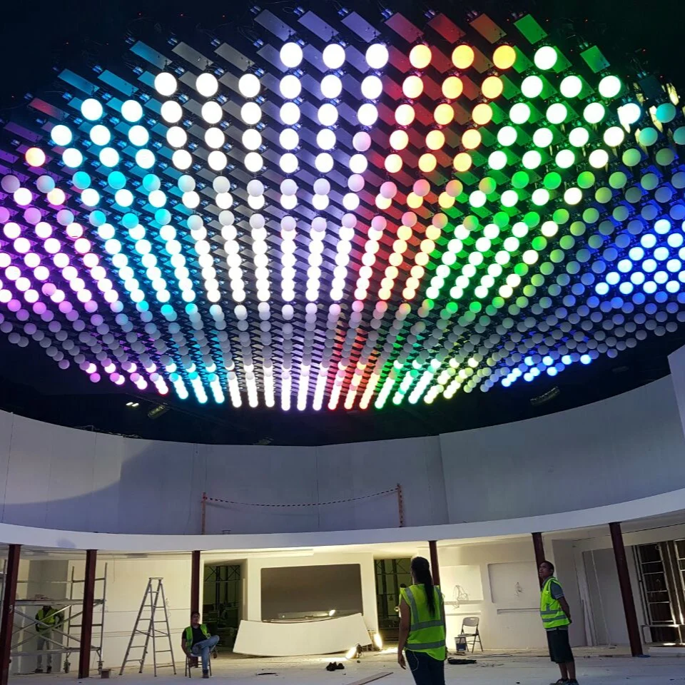 Strobe Light Led Display Smart DJ Par Studio Club Moving dmx Controller Colorful Disco Stage Ball Lights Decoration ES-L28 3m