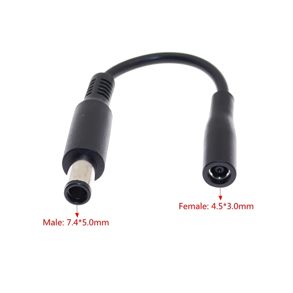 Zasilacz DC Złącze Wtyczka Głowica konwersji DC gniazdo żeńskie 4,5 * 3,0 mm wtyczka do męskiej 7,4 * 5,0 mm z pinem do laptopa Dell