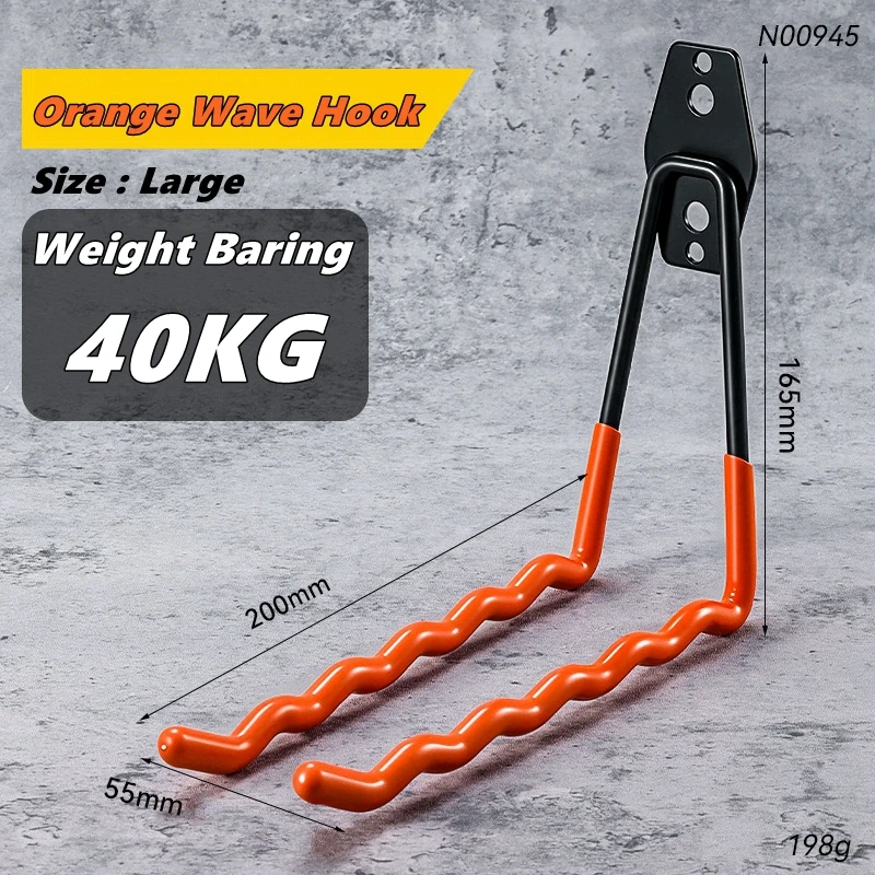 Utility-haken voor garageopslag, garage-tuingereedschapsorganizer, hangende hardware-wandmontagehaken, robuuste gereedschapsopslagorganisator