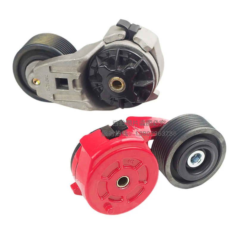 Excavator specific PC200-8/210-8/240-8/s6d107 engine belt tensioner assembly excavator accessories