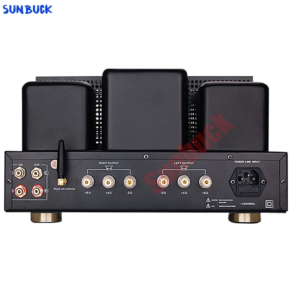 High-Fidelity-Bluetooth 12 W + 12 W 6P15 6H1N reiner Röhren-Push-Pull 2.0-Röhrenverstärker