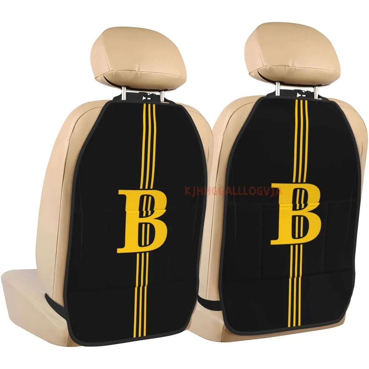 

Bitcoin 2 Pcs for Back Seats Car Seat Organizer with Anti-kick Storage Mat